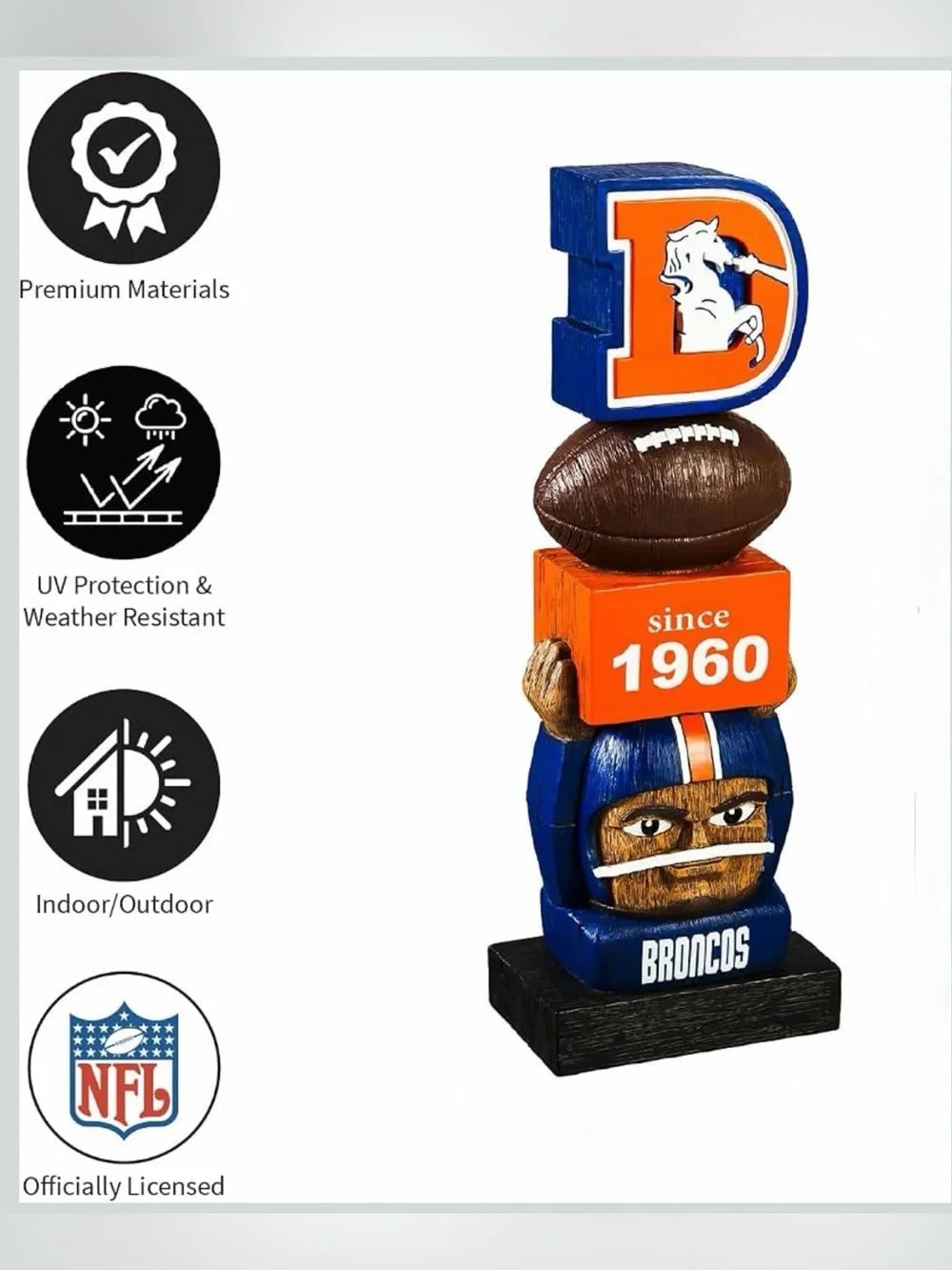 NFL Denver Broncos vintage totem